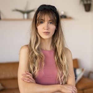 Gibou 3 knot headband in black